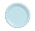 Pastel Blue 7" Plastic Lunch Plates 20 pcs/pkt